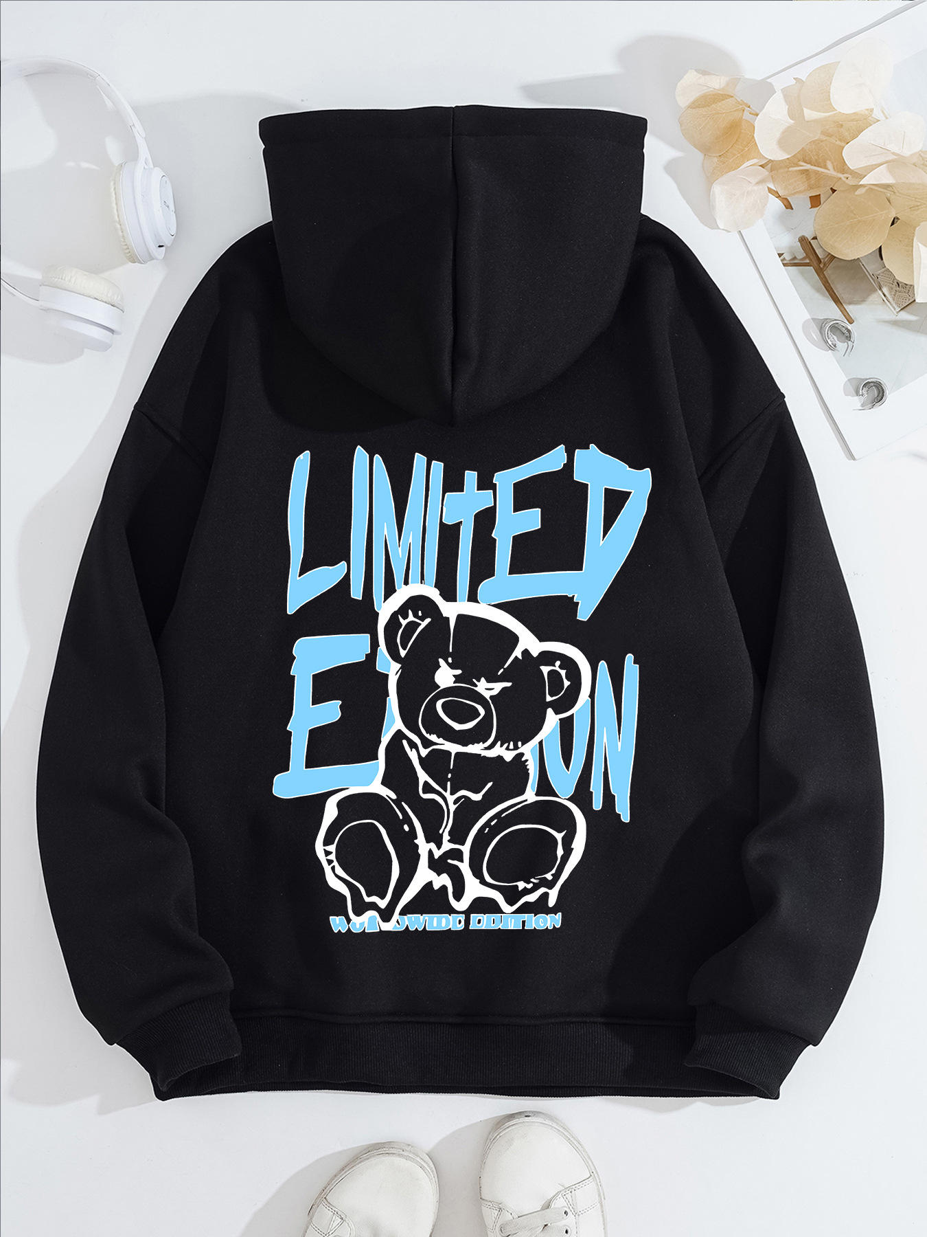 Bear print hooded sweatshirt — image 9