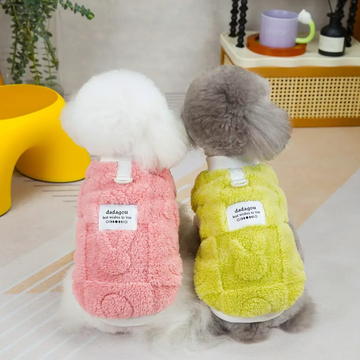 Pet dog clothes pet two-legged fleece pet dog clothing autumn and winter new 24 simple wind two-legged fleece — image 4