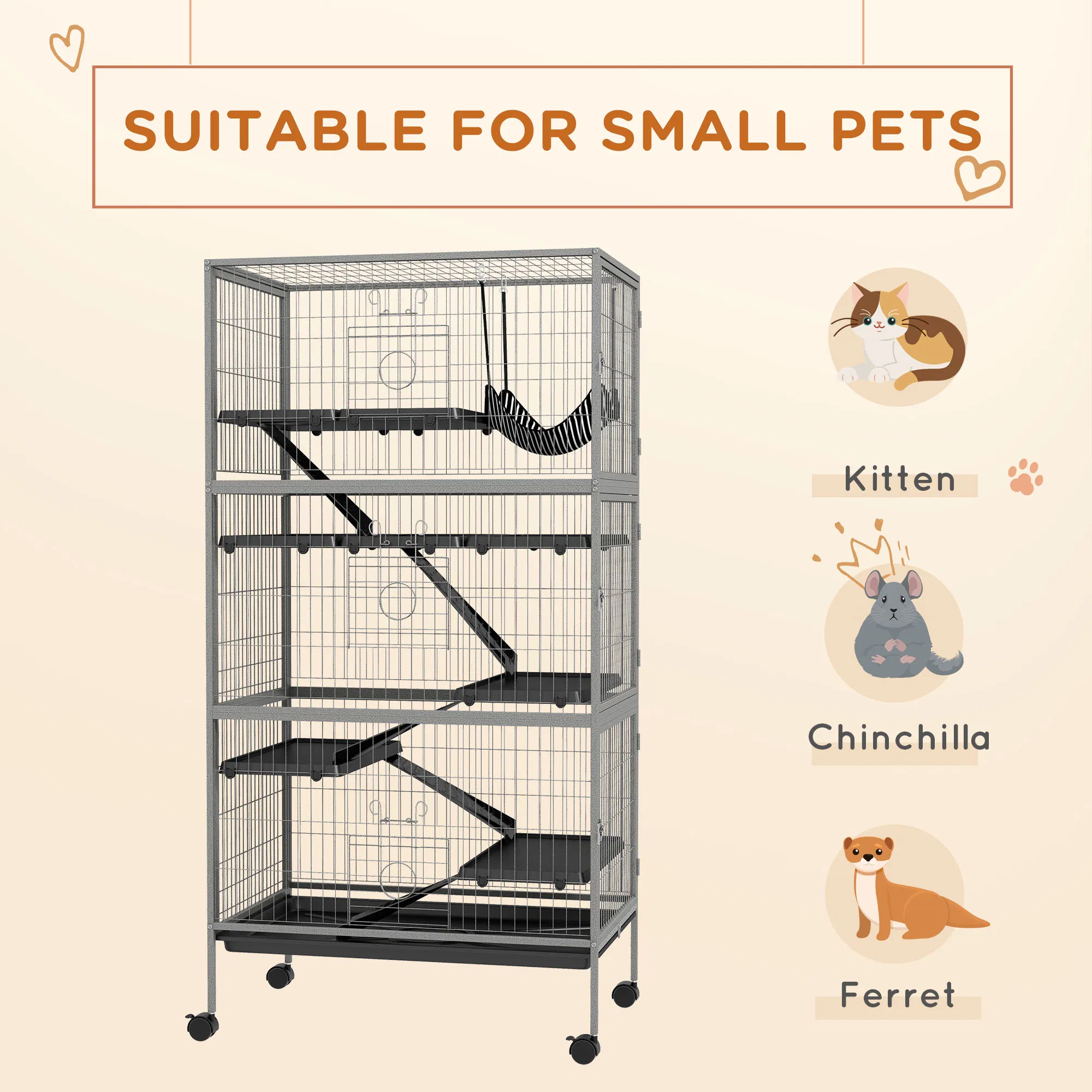 Small Animal Cage /Chinchilla Cage — imagen 5