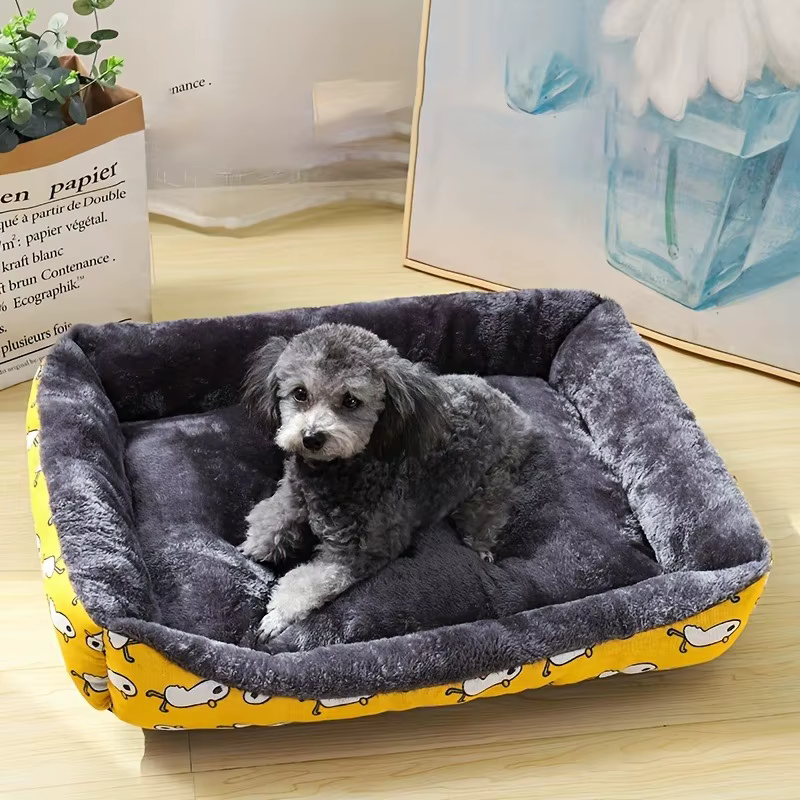 Pet Dog Bed Sofa Mats Winter Pet Products Coussin Chien Accessories Dogs Basket Supplies For Large Medium Small House Cat Bed — image 5