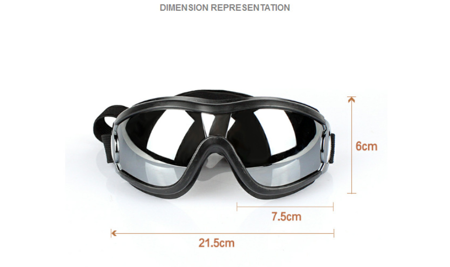 Pet glasses dog supplies goggles waterproof windproof sunscreen UV dog glasses — image 1