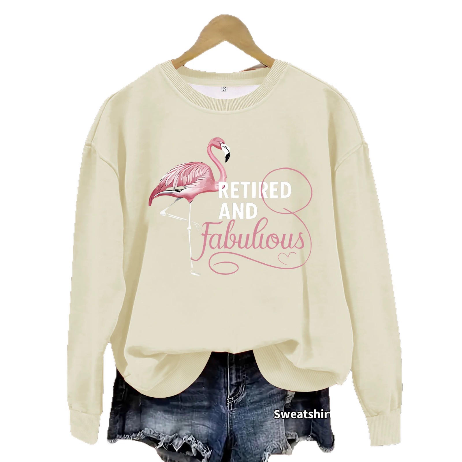 Hoodie animal letter print — image 1