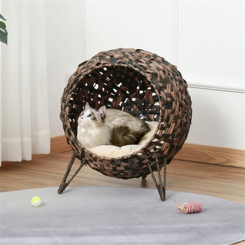 Cat Bed/Cat House -Brown — image 6