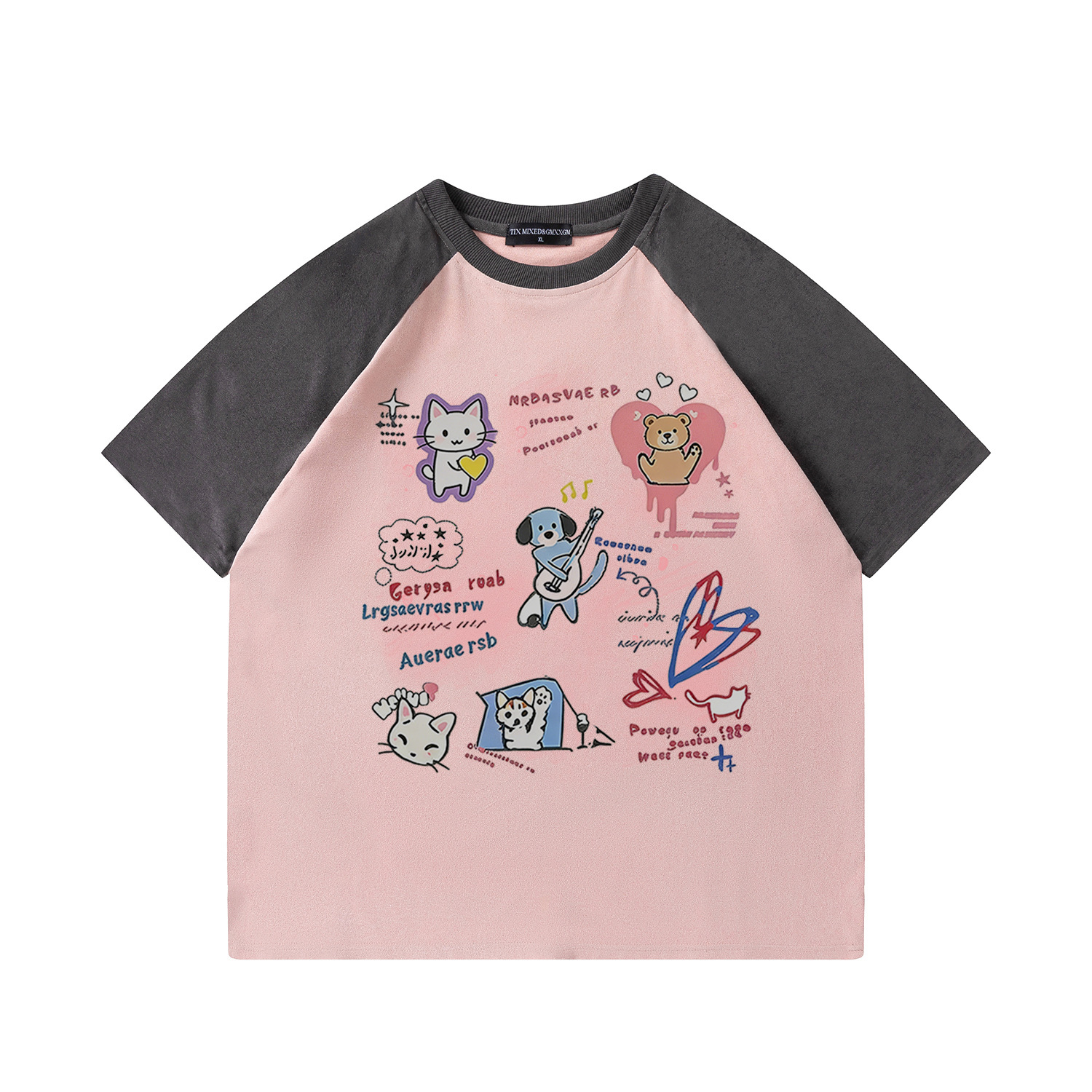 Cute Pet Band Printed Short Sleeves — image 3