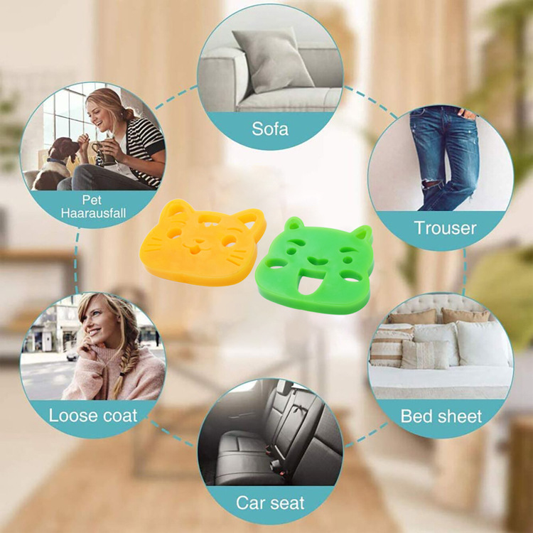 Fur Zapper Repelente de Pelo para Mascotas Prenda con Pegatinas Remover de Cabellos del Lavado — imagen 3