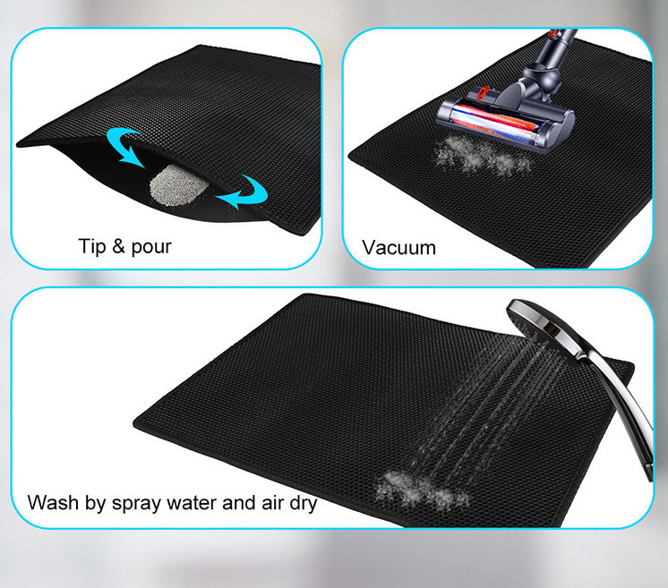 Cat Litter Pad Honeycomb Cat Pad Waterproof Urine Proof Pad Pet Supplies — image 2