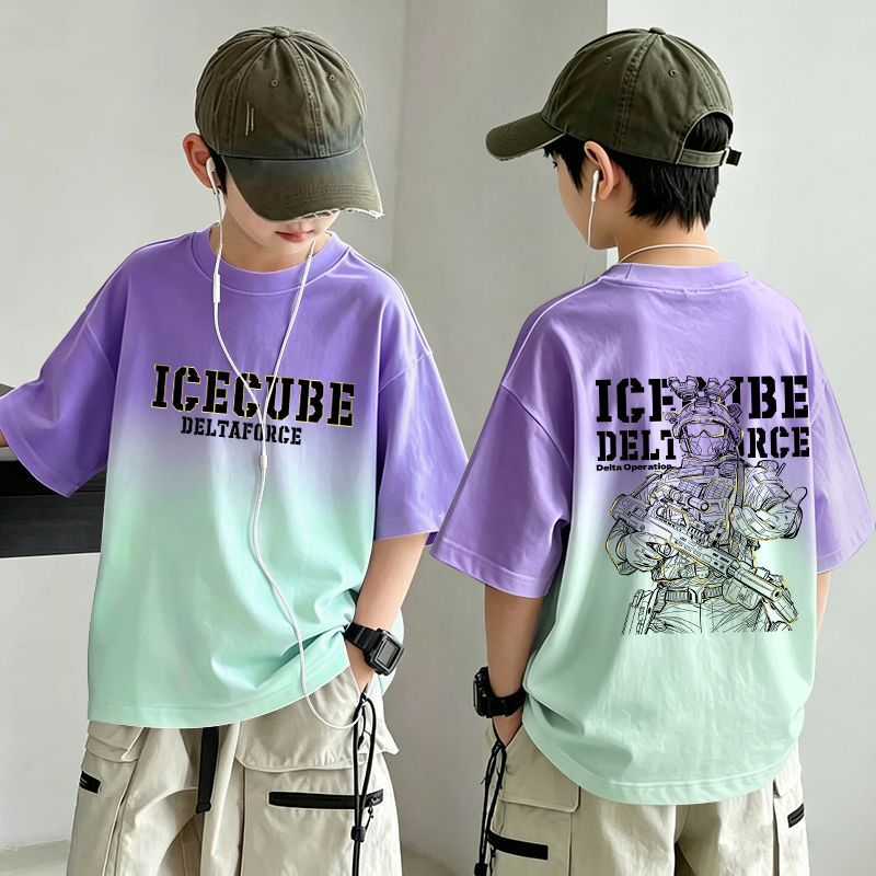 Cool Dragon Short Sleeve T-Shirt for Boys — image 14
