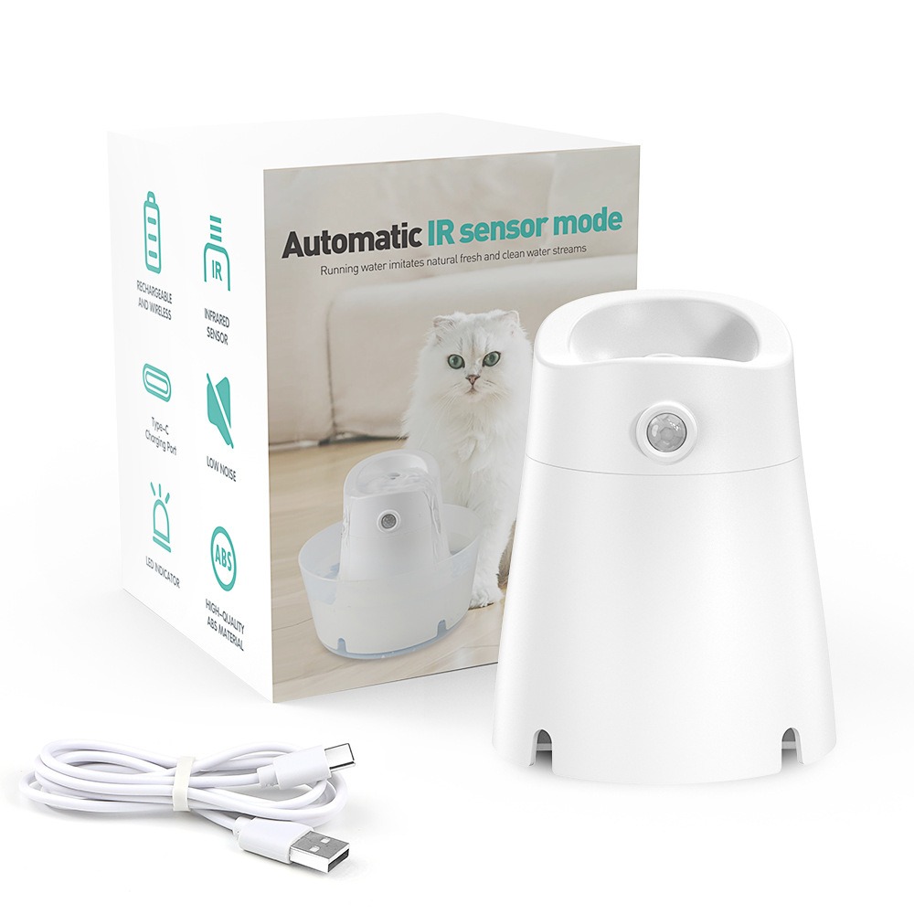 Alimentador de agua para mascotas con sensor inteligente, circulador de agua y dispensador filtrante — imagen 2