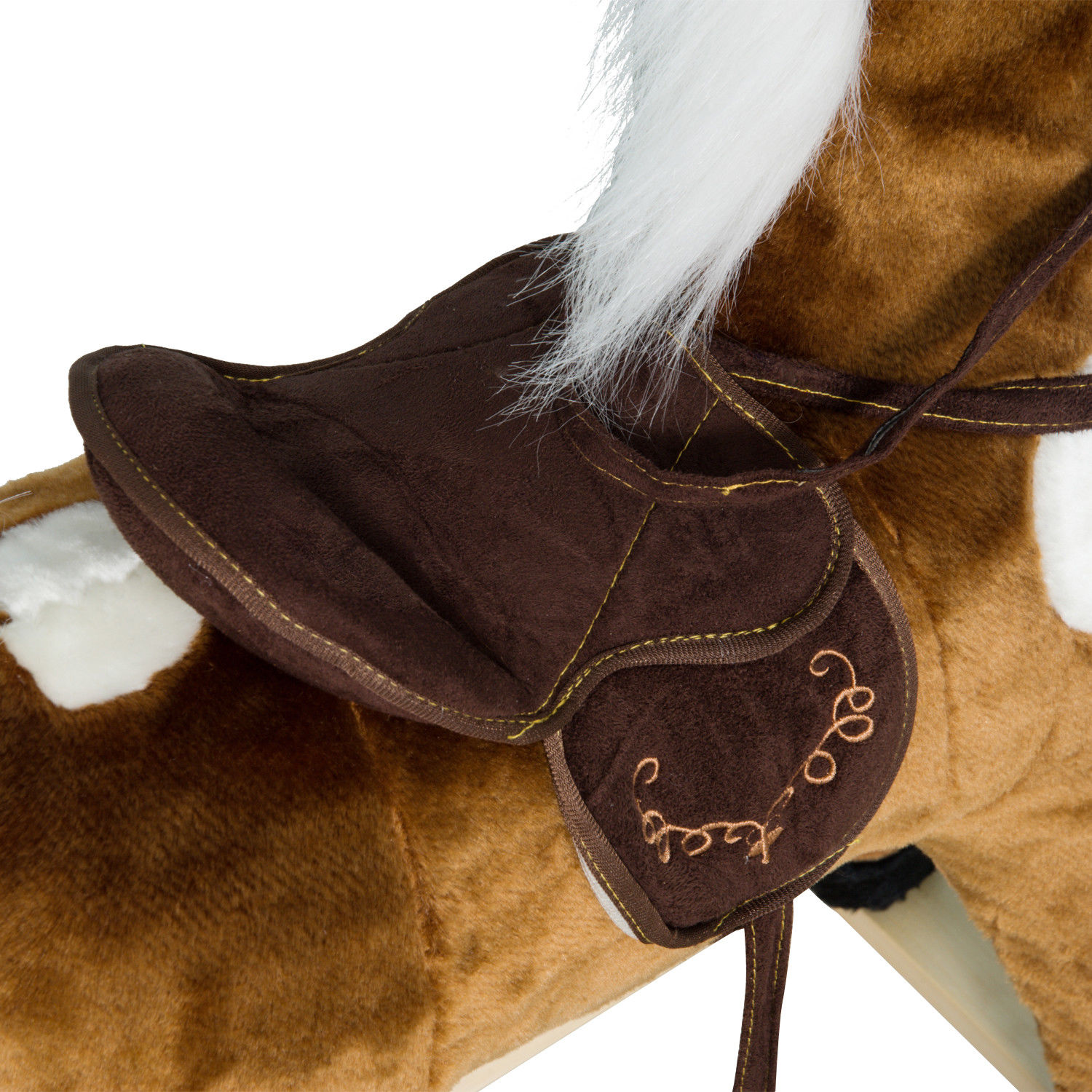 Caballo de Plush para Niños con Música de Canciones Infantiles - Marrón Oscuro — imagen 7