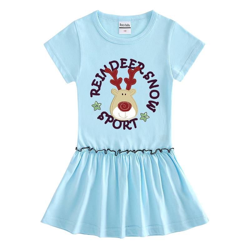 Christmas Deer Girl Dress — image 6