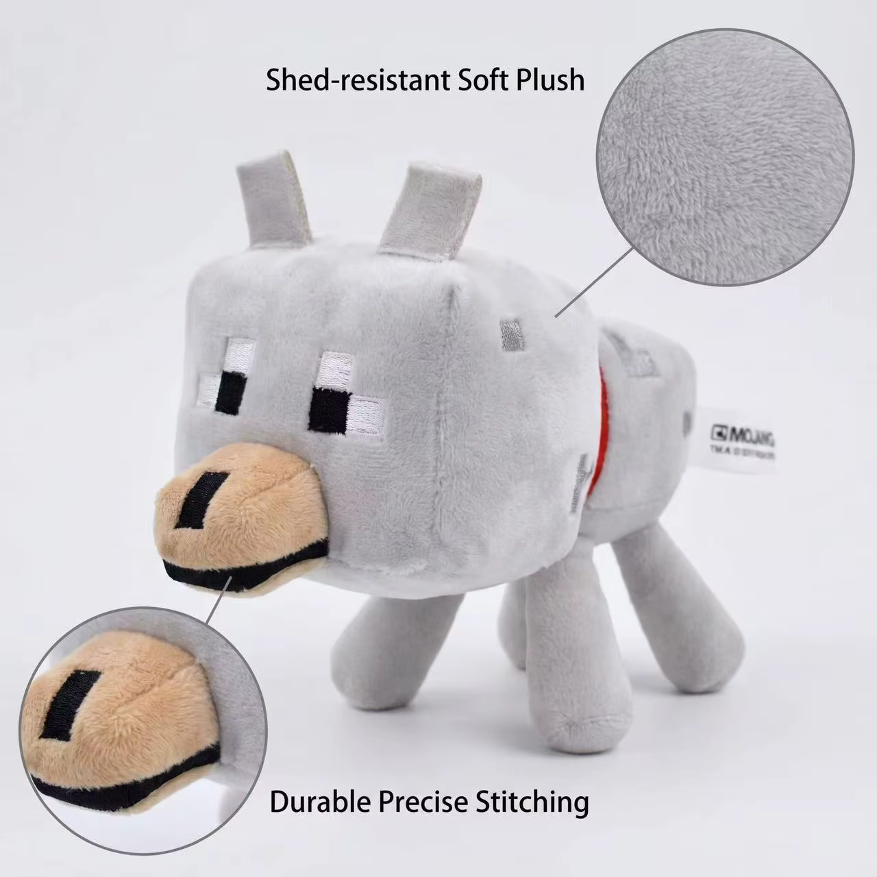 Game Wolf Plush Stuffed Toys Wolf Plush Soft Animals Toy Doll Brinquedos for Kids Children Gifts — image 4