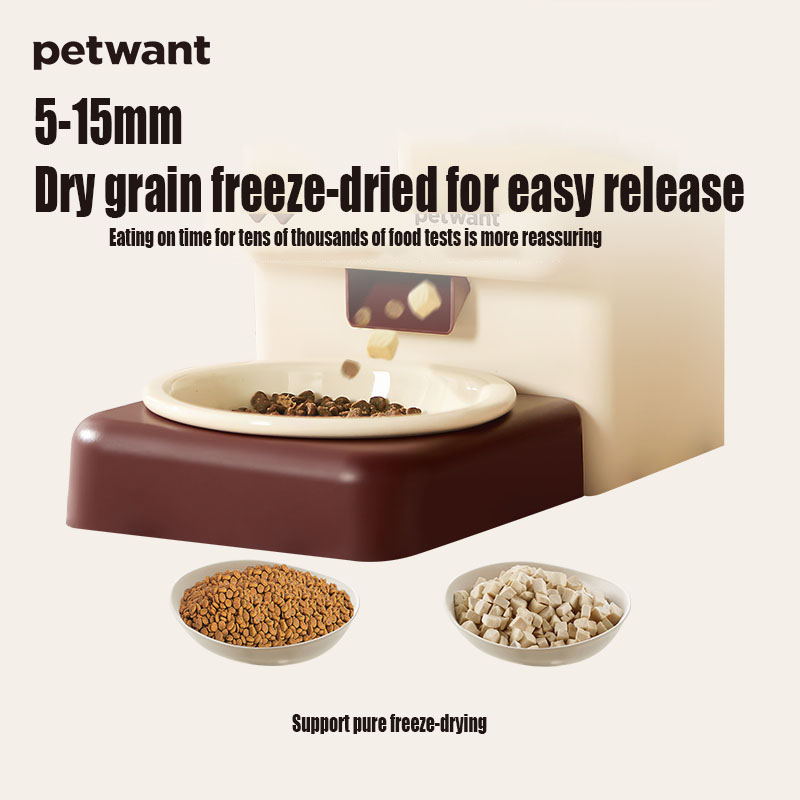 Wireless pet automatic feeder Paiwang patent spot mobile app remote cat and dog feeding machine — image 3