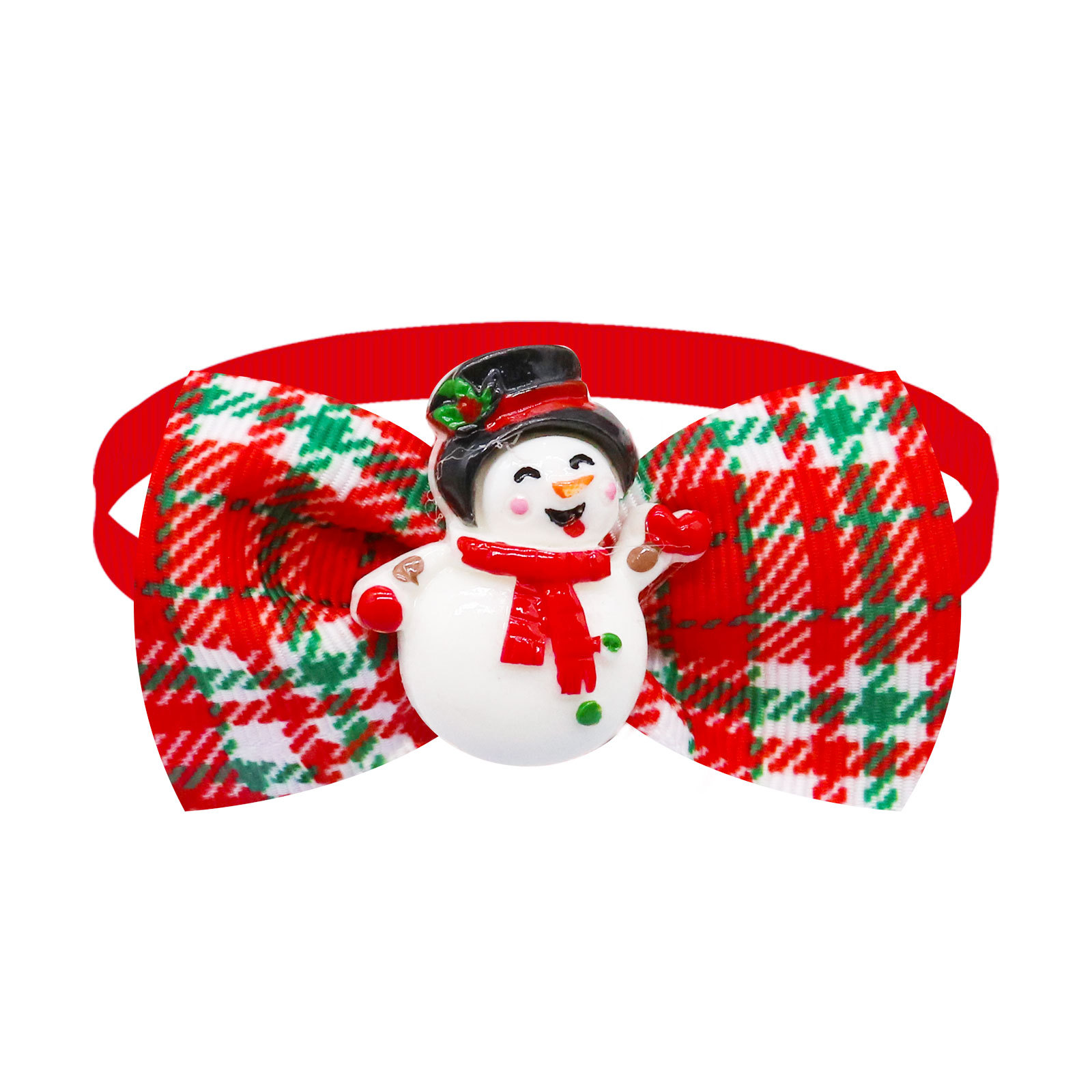 Christmas Dog Printed Pet Tie Collar Bow Accessories Cat Threaded Ribbon — image 9