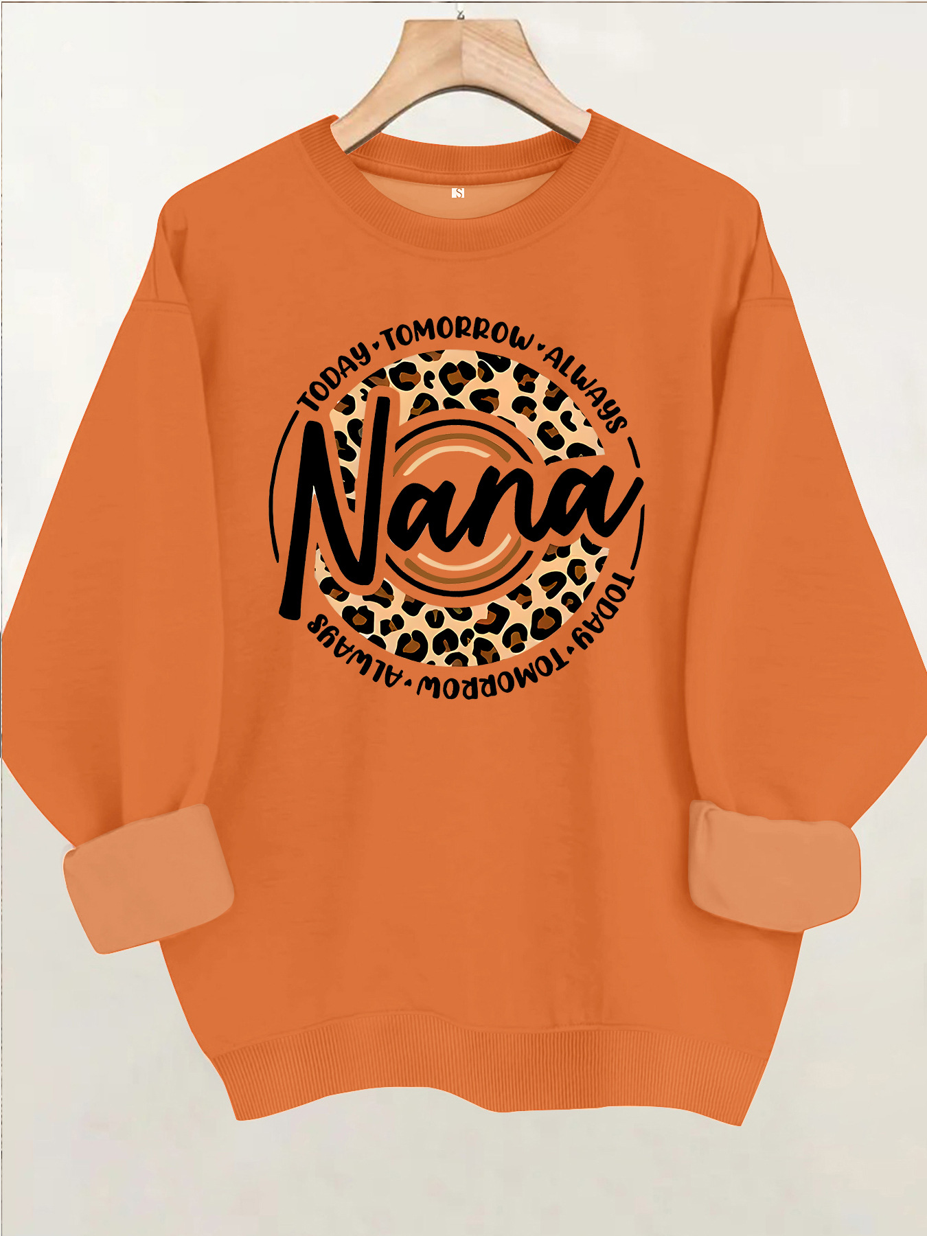 Leopard print fleece hoodie — image 12