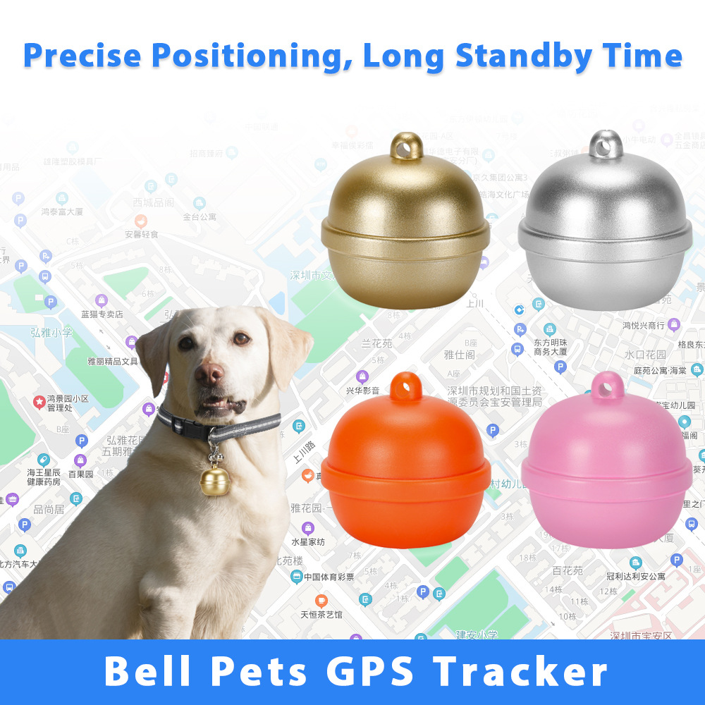 Old People Children Cats And Dogs Lost Waterproof Tracker Pet Locator Pet Collar Bell Anti-Loss Device — image 1