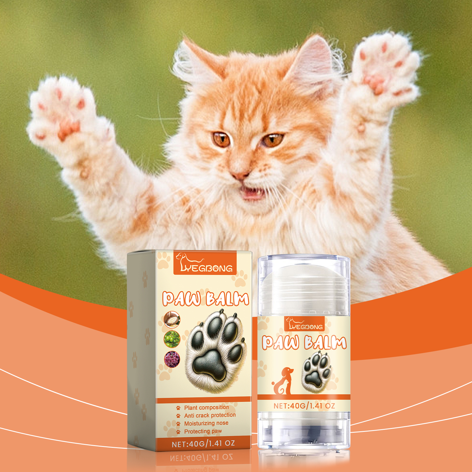 Cremas para Patas de Mascotas Yegbong - Protector de Pie con Hidratación Profunda — imagen 3
