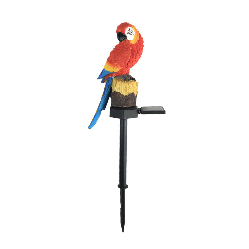 Solar Resin Parrot Floor Lamp Outdoor Park LED Landscape Lamp Park Decoration Lawn Lamp — image 6