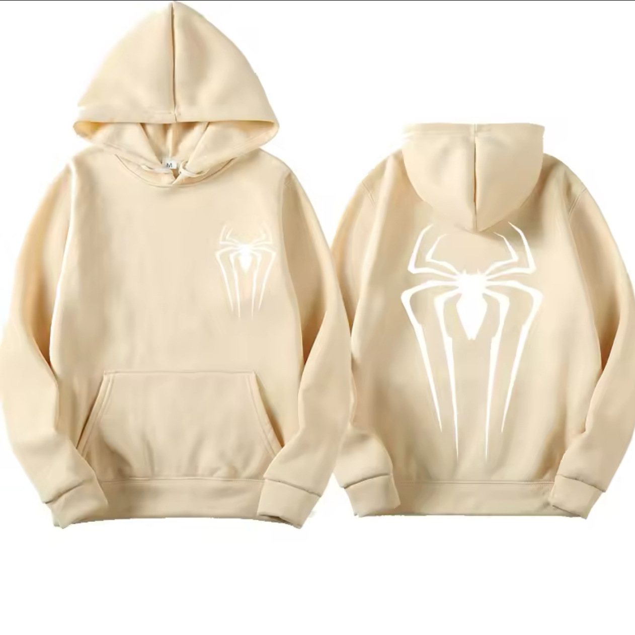 Dark Gothic Y2K Spider Print Hooded Sweatshirt Jacket — image 8