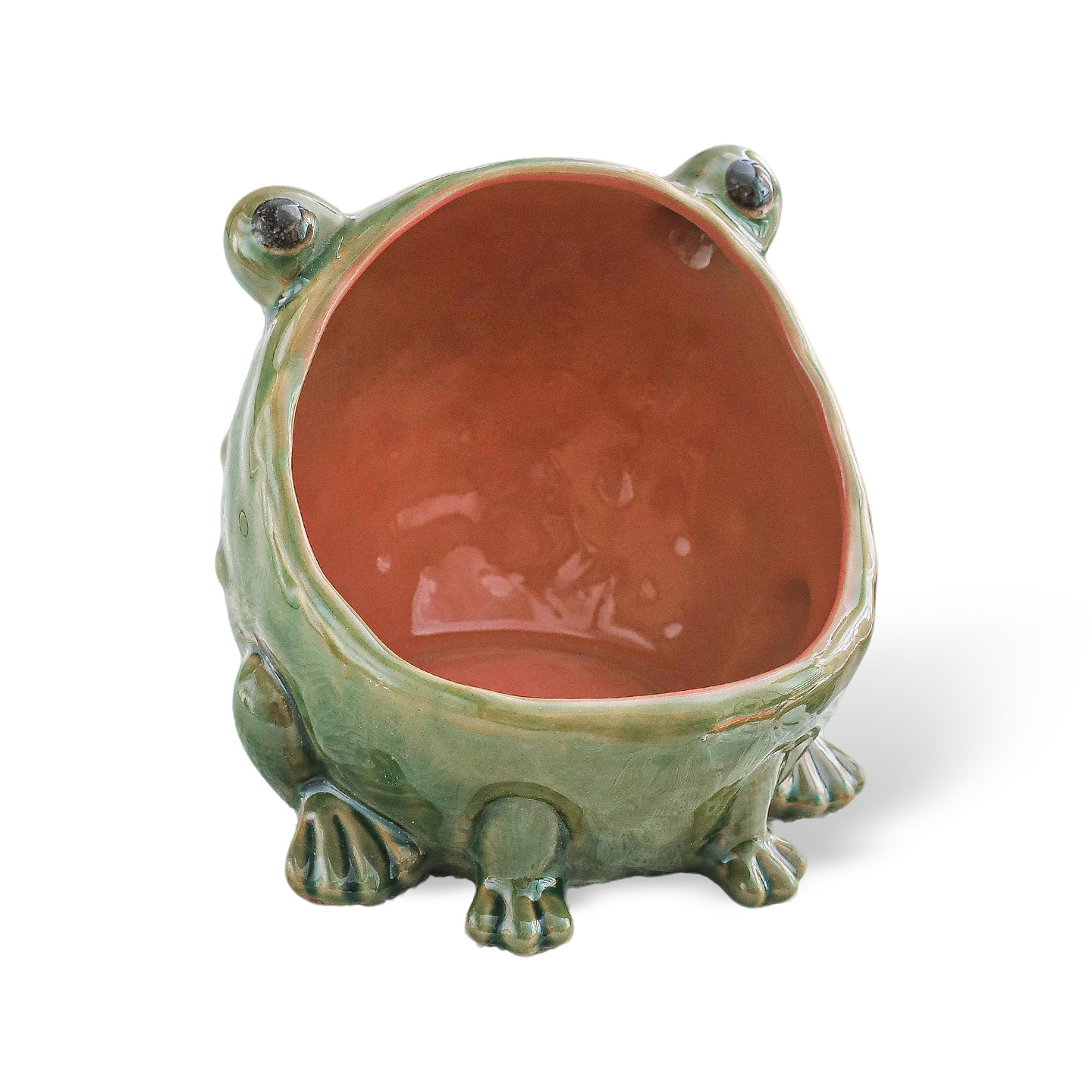Frog Storage Ornament Jewelry Box Ashtray Ceramic INS Style Creative Decoration for Living Room Home Decor — image 6