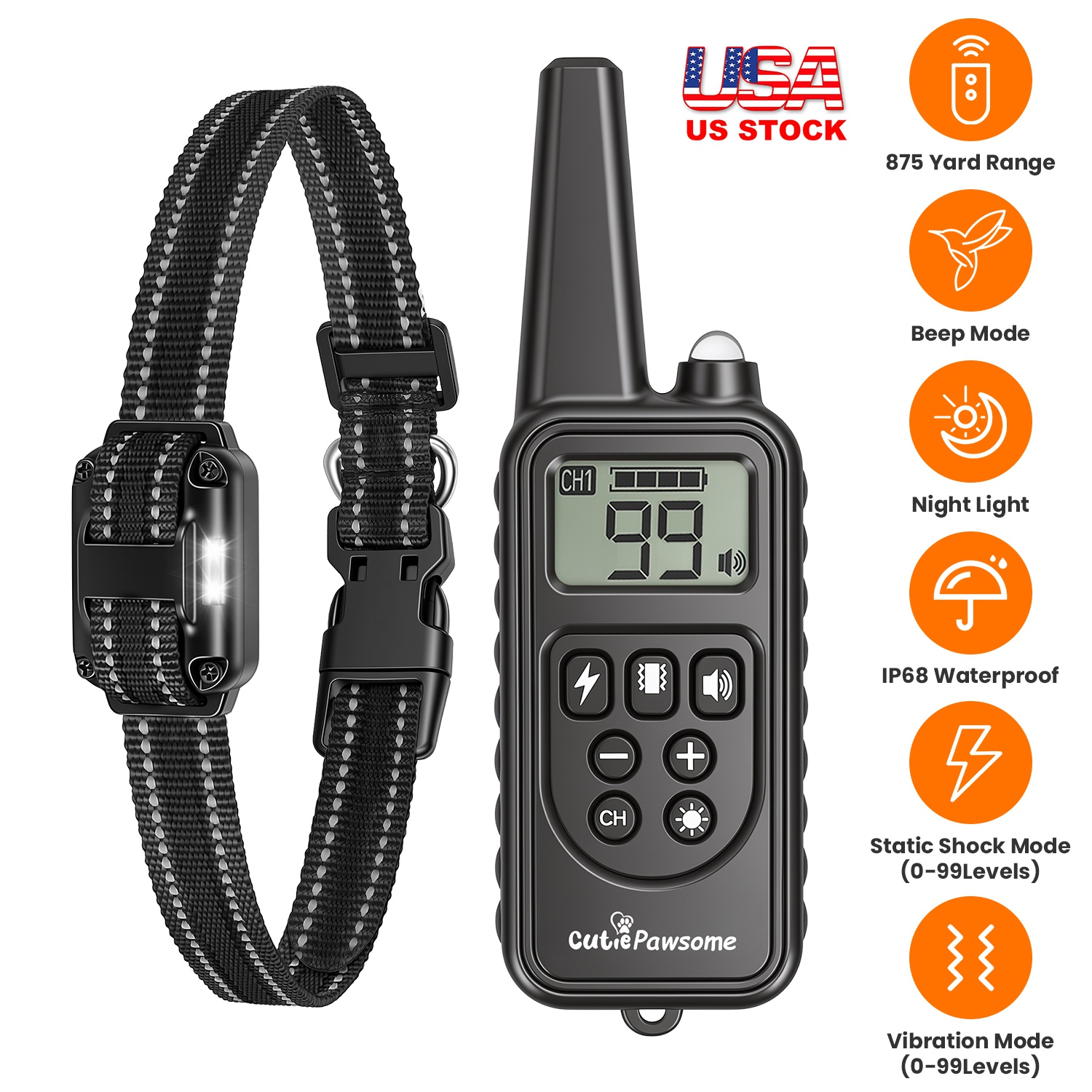 Collar de Adiestramiento para Perros con Control Remoto — imagen 1