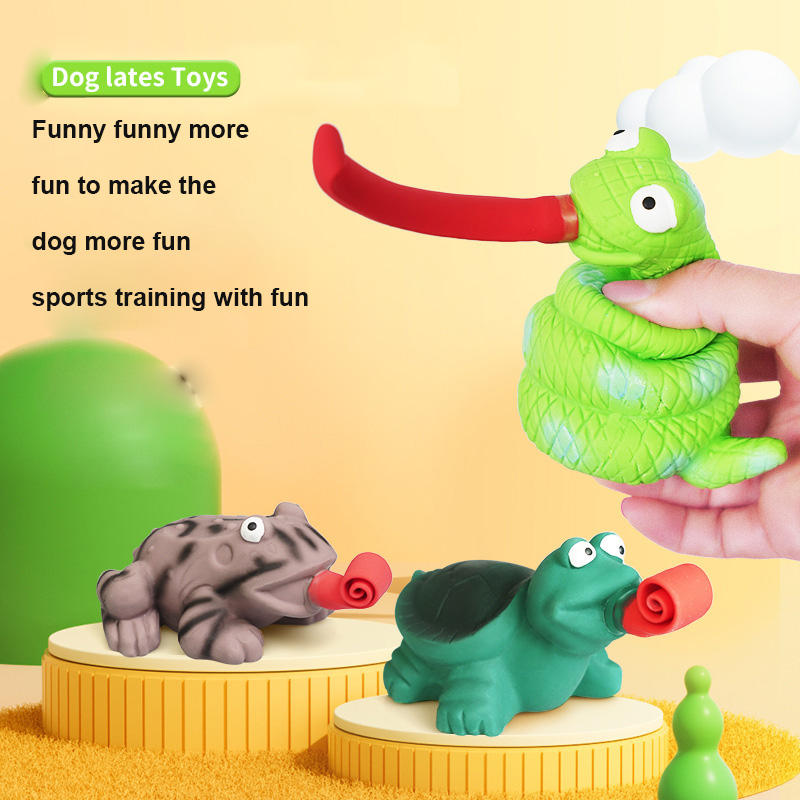 Latex toys for fun relaxation and interactive activities including filled cotton sound dog toys — image 5