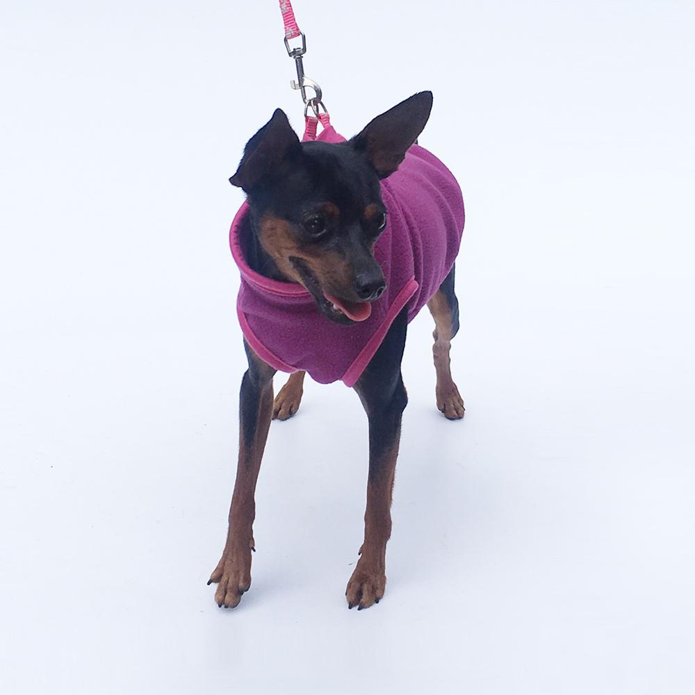 Dog Clothes Winter Warm Dog Clothing Fleece Sweater Soft Thicken Costume Vest Pet Cat Jacket — image 4