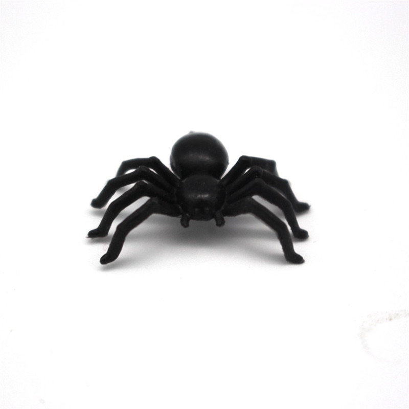 Plastic Black Spider Trick Toy Halloween Haunted House Prop Decorations Christmas Children's Day Gift — image 3