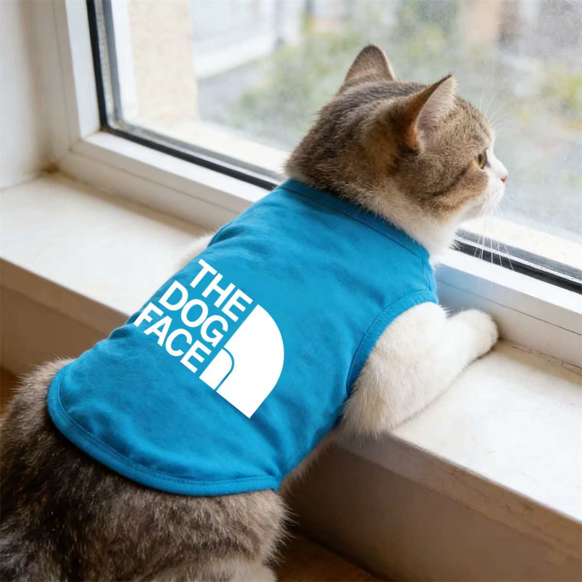 Camiseta de Verano de Colores Sólidos para Perros y Gatos: Ligera y Respirable Ropa de Mascotas — imagen 5
