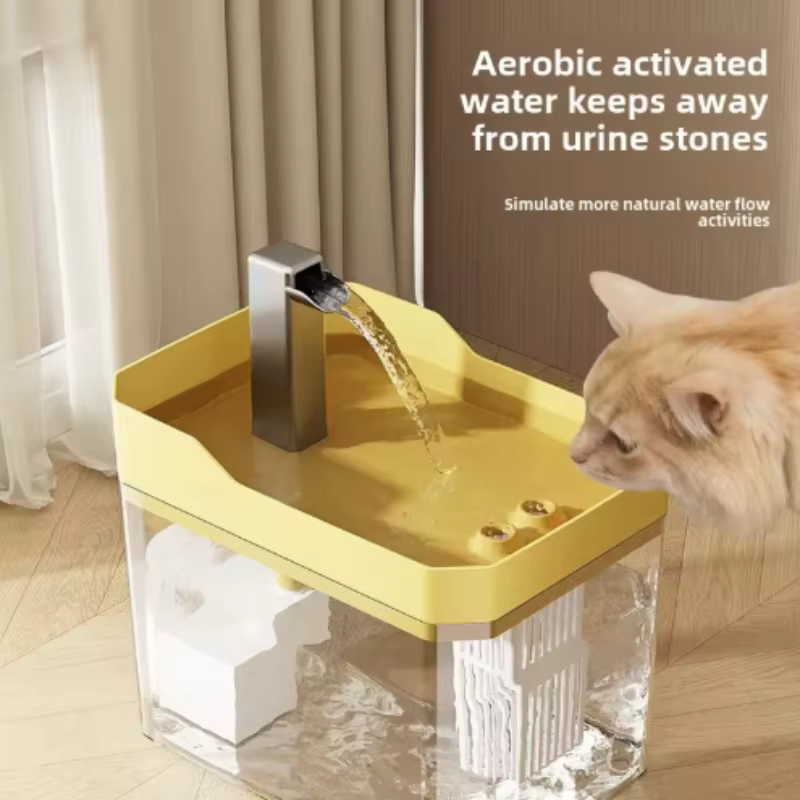 Fuente de Agua para Gatos: Dispensador Automático de Agua para Mascotas con Filtros, Agua Circulante y Flujo, Diseño Inteligente para Gatos — imagen 1