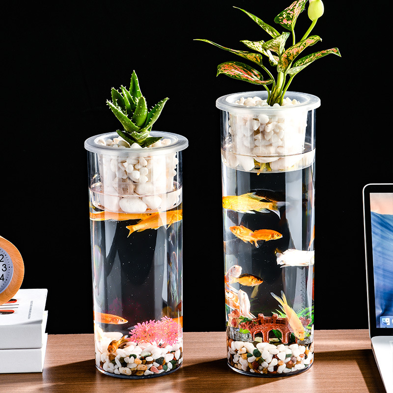 Jardín de Macróscopos para Sala Decorativo de Acuario en Transparencia Plástica Creativo — imagen 10