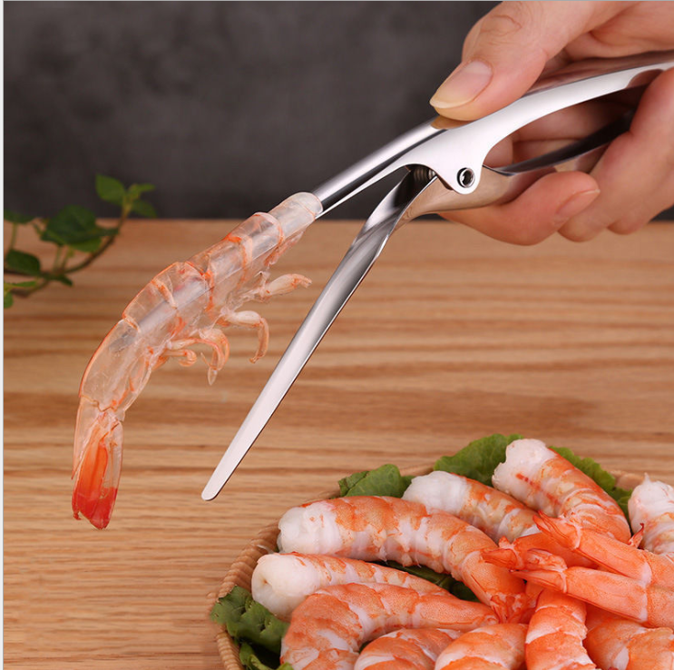 Shrimp Peeler Kitchen Appliances Portable Stainless Steel Shrimp Deveiner Lobster Practical Kitchen Supplies Fishing Knife Tools — image 8