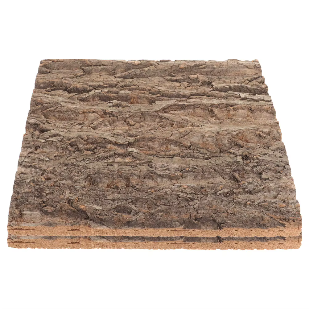 2 fondos de corteza de corcho natural, panel de corteza de árbol para terrarios, escalada de reptiles, acuario, decoración de plantas verdes — imagen 6