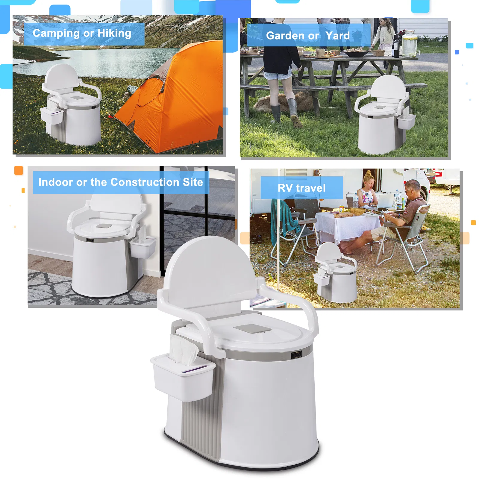 Outdoor Portable Toilet/Portable Travel Toilet for Camping /Hiking Toilet / /Fishing Toilet…/ — image 8