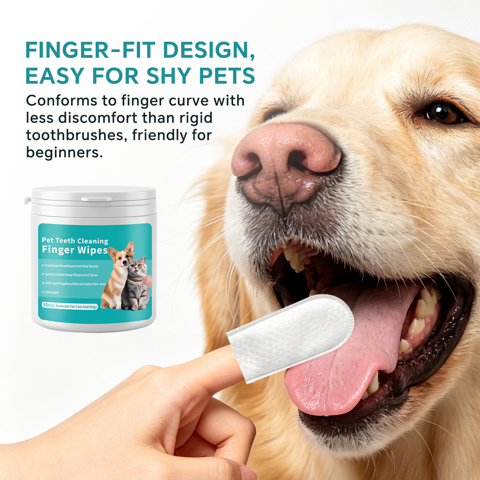 Solo Recogida en Tienda - Toallitas Húmedas para Cepillos de Dientes de Mascotas (50 Piezas) — imagen 9