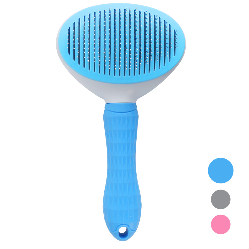 One-Click Hair Removal Pet Comb Cat Comb Automatic Hair Removal Dog Comb Pet Supplies — image 1
