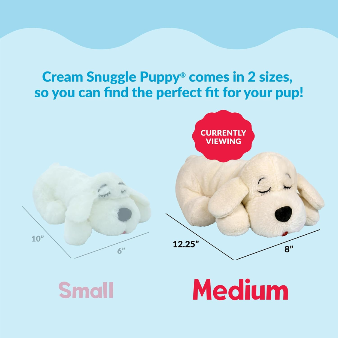 Peluche de Ritmo Cardíaco para Perros, Sentido Real de Latigazo Cardíaco, Ayuda al Sueño y Consuelo para Cámaras de Compra y Entrenamiento en Casa con Paquete de Calor, Diseño Plush Crema Suave — imagen 2
