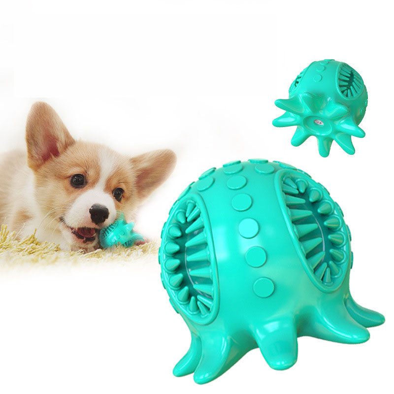 New Sounding Octopus Dog Chewing Gum Molar Stick Toothbrush Cleaning Teeth Bite Resistant Dog Toy — image 1