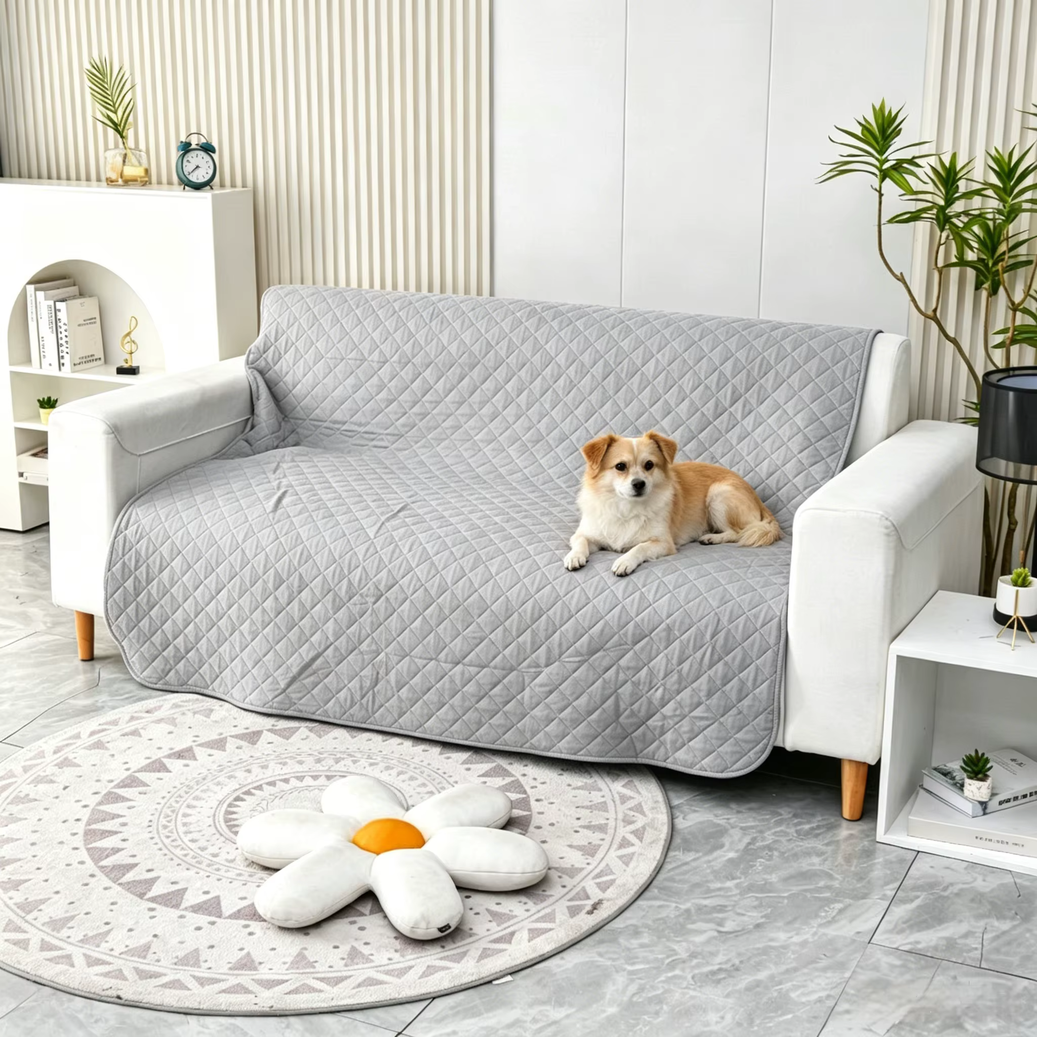 Waterproof Pet Blanket, Bed and Sofa Protection Mat, Suitable for Family with Dogs and Cats, Protector for Mattress or Couch — image 4