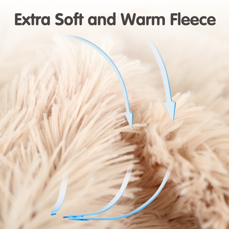 Manta de Plush para Perros y Gatos: Cubreleta Suave y Caliente para Dormir, Tamaño Pequeño, Medio, Grande — imagen 3