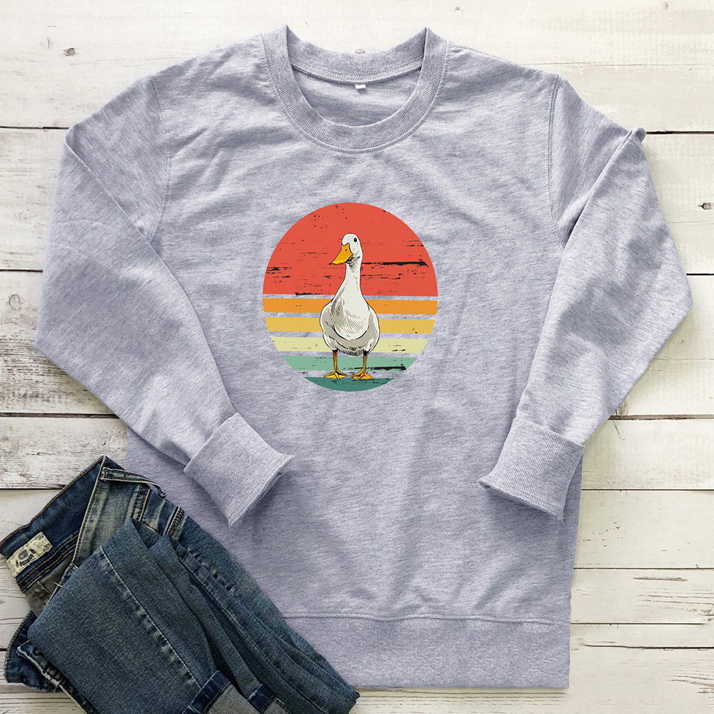Cute duck print pattern hoodie — image 5