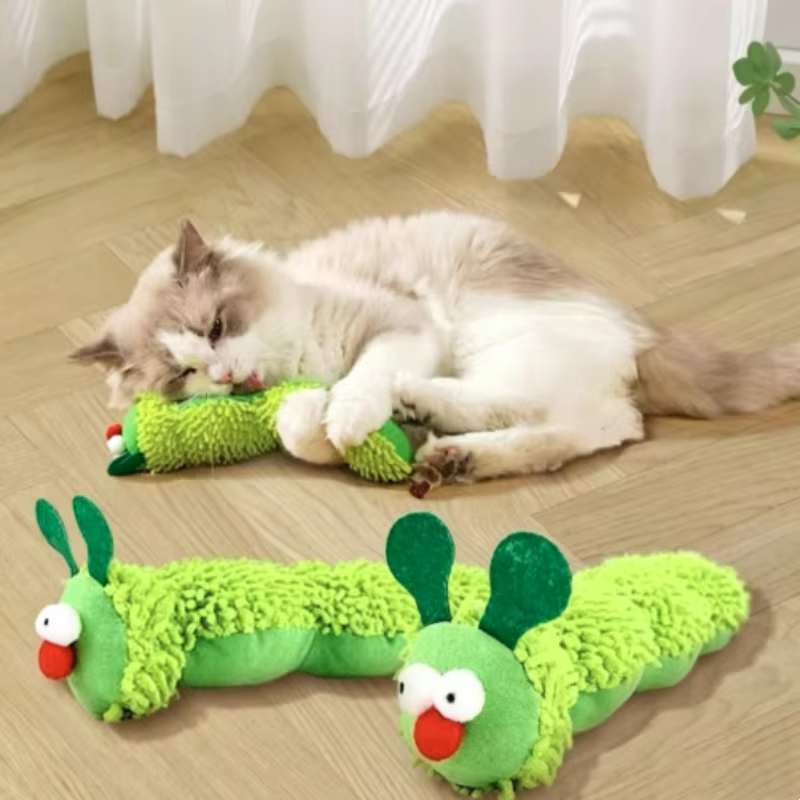 Juguete de felpa para gato: alivio del aburrimiento, resistente a rasguños y mordidas, accesorio de juego para animales pequeños, autoestimulación divertido — imagen 2