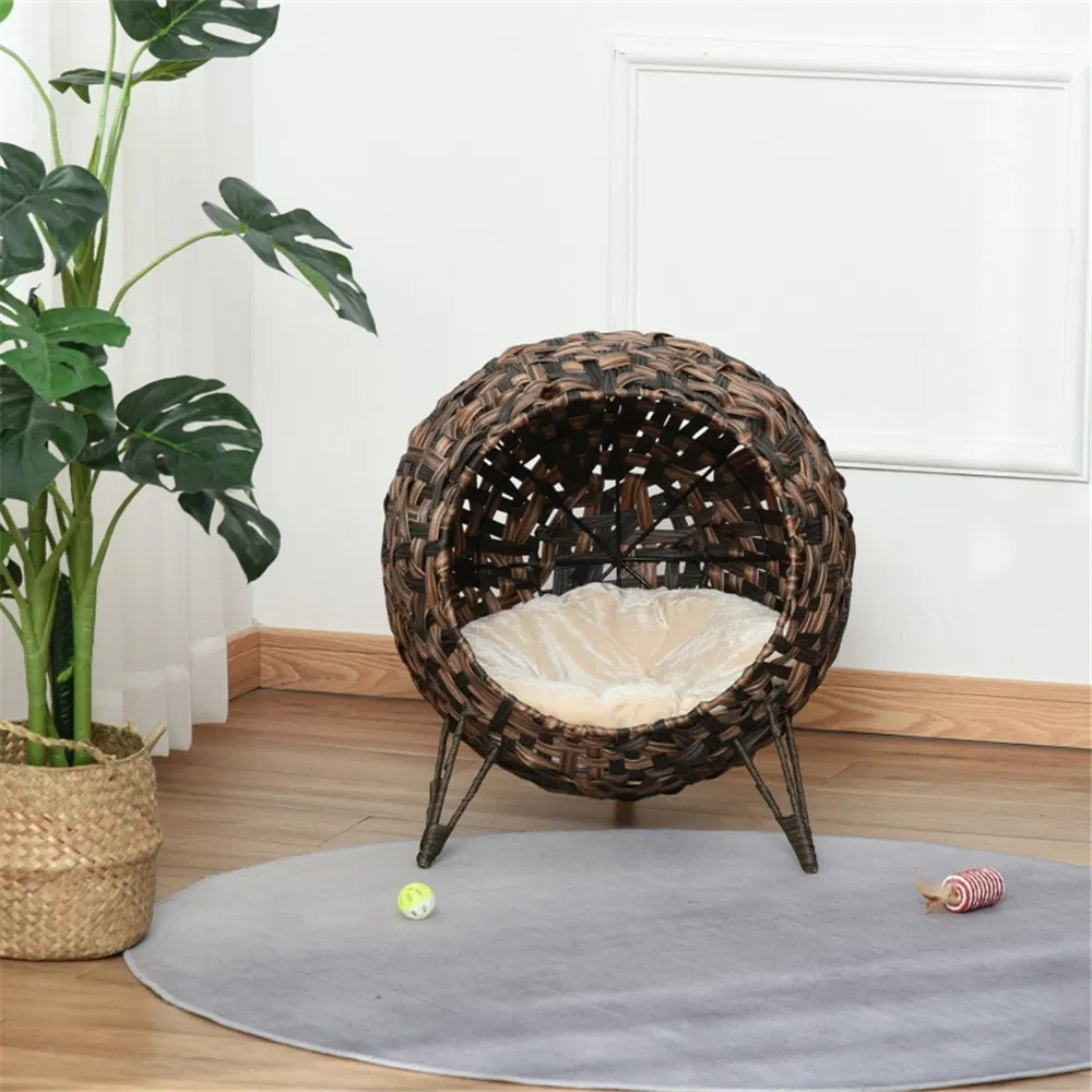 Cat Bed/Cat House -Brown — image 3