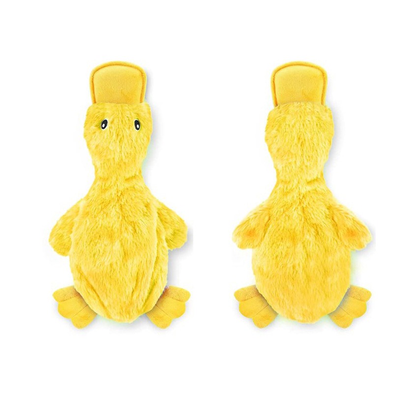 Pet Supplies Pet Filling Dog Toys Cute Unfilled Duck Chewing Plush Sound Toy Duck — image 5