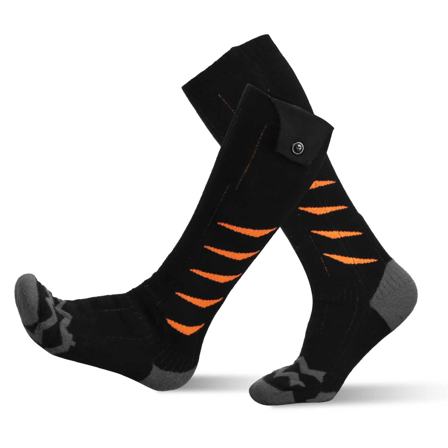 2 Opciones de Tipo - 1 Par de Calcetines Térmicos para Hombre y Mujer, Calcetines Eléctricos Calefactables con Control por APP, Batería Recargable de 5000mAh, Calcetines Térmicos de Invierno para Esquí, Senderismo, Camping y Caza — imagen 11