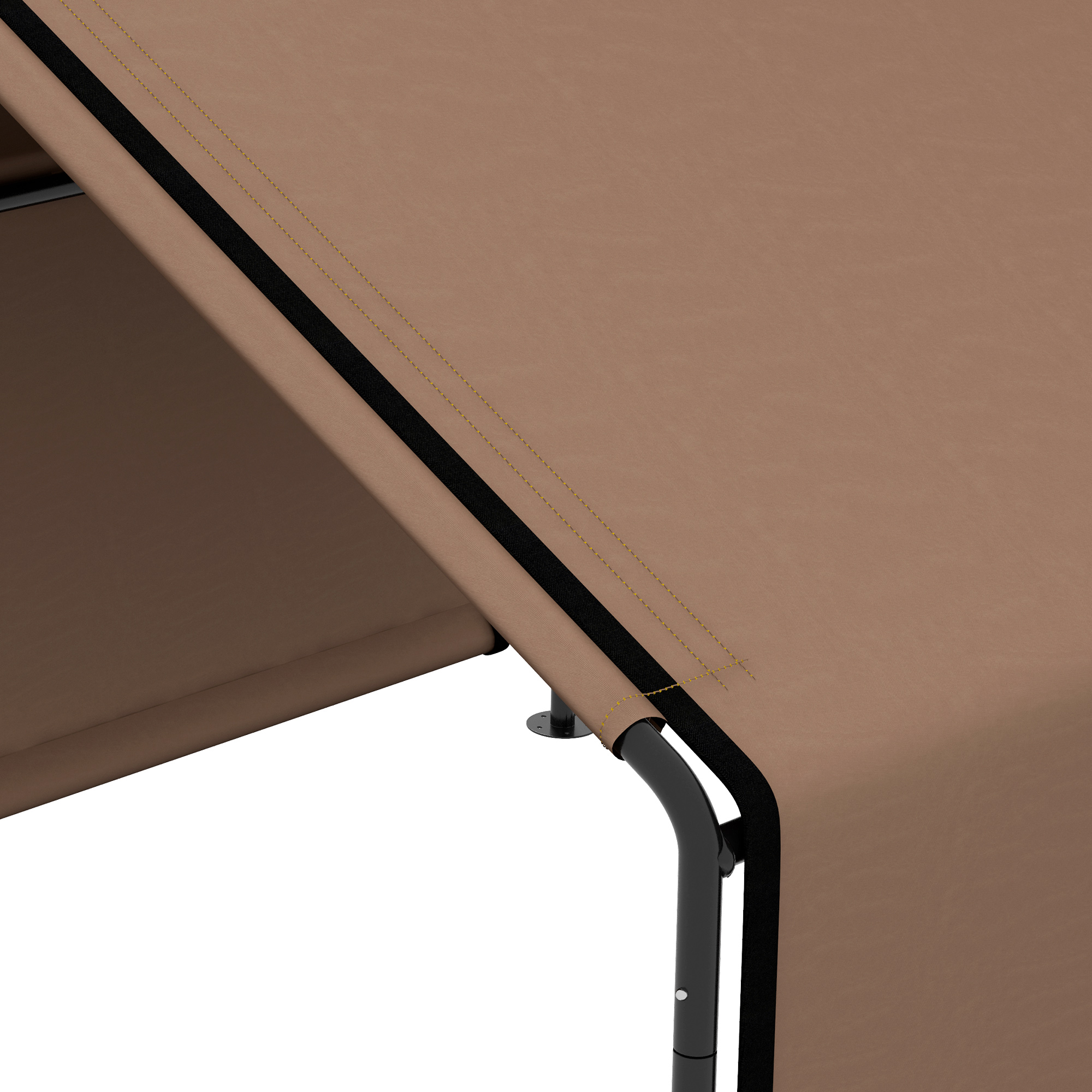 Tenda Portátil para Perros Resistente al Agua, Protección Exterior para Sombras, Marrón — imagen 8