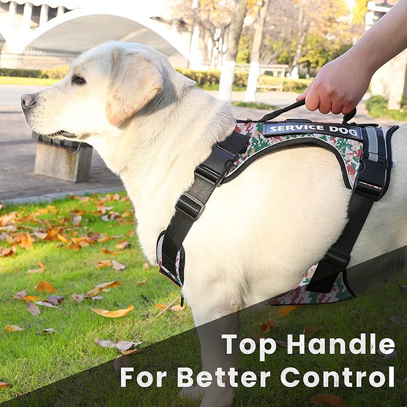 New Pet Traction Dog Explosion-Proof Punch Chest Strap Undershirt Type Reflective Pet Chest Strap — image 6