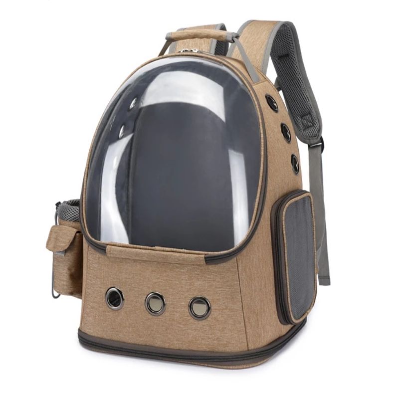 Pet Space Cat Backpack Fashion Transparent Breathable Cat Bag Dog Bag Folding Pet Bag — image 4