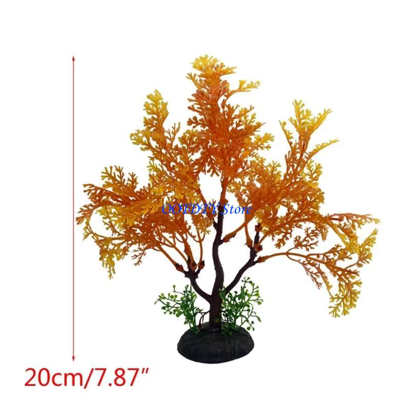 367A Plantas de Acuario Artificiales para Decoración de Peceras, Árbol Pequeño Submarino — imagen 6