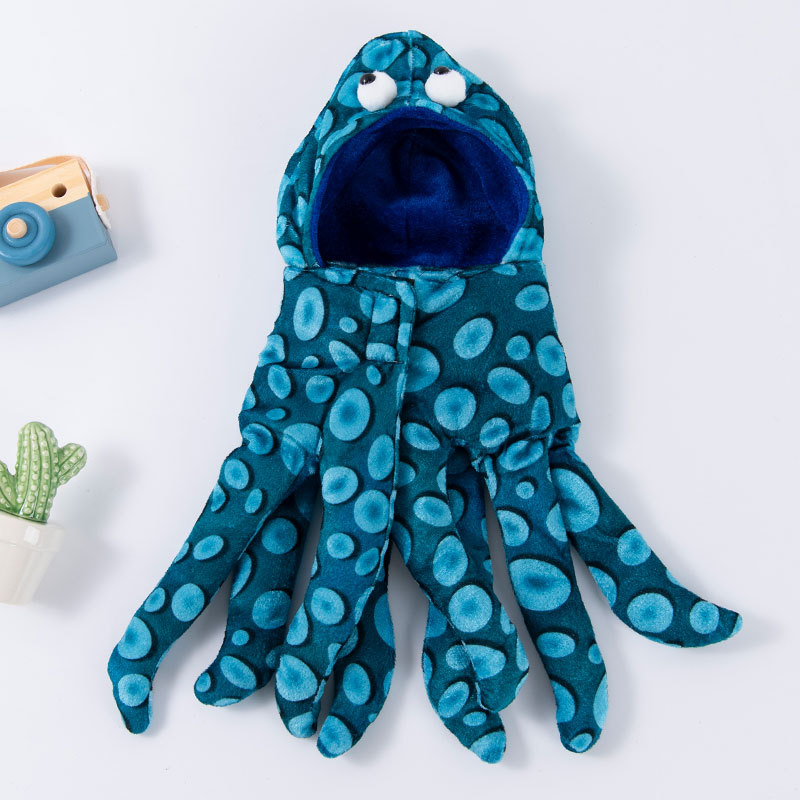 Pet clothes are funny take a knife transform into a pet dog Halloween pet — image 14