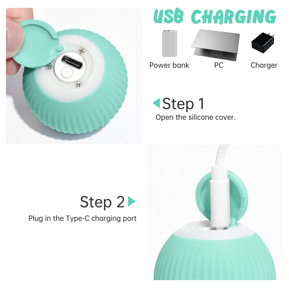 Gravitational Intelligent Rolling Ball Cat Ball Electric Cat Ball Cat Mint Sound Grinding Teeth Anti Bite Ball — image 4